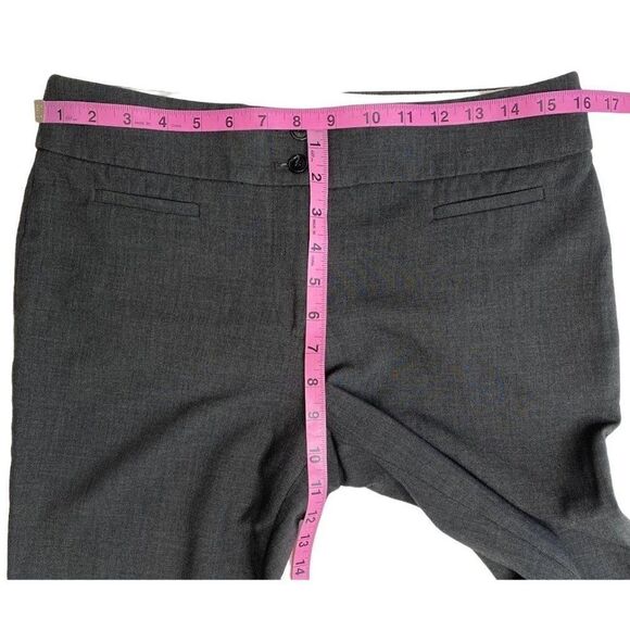 Ann Taylor LOFT Charcoal Gray Kate Curvy Fit Straight Leg Sz 6 - Picture 6 of 9